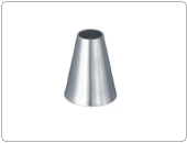 Welded concentric reducer tube